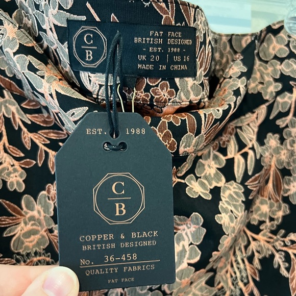 Copper & Black Cally Jaquard Skirt - Picture 7 of 12